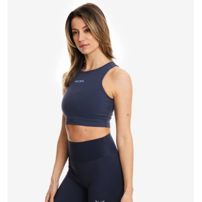 Treeningsärk naistele Picsil Fitted Crop Top 0.1 sinine